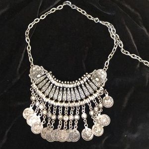 BOHO Coin statement necklace